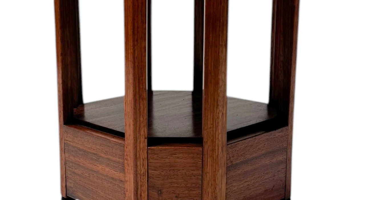 Art Deco Amsterdamse School Side Table, 1920s